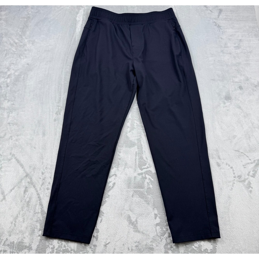 Public Rec Joggers Pants Men 34x30 (32x28) Black Athletic Tapered Stretch Nylon
